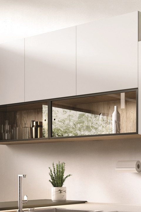 Wall units with sliding doors